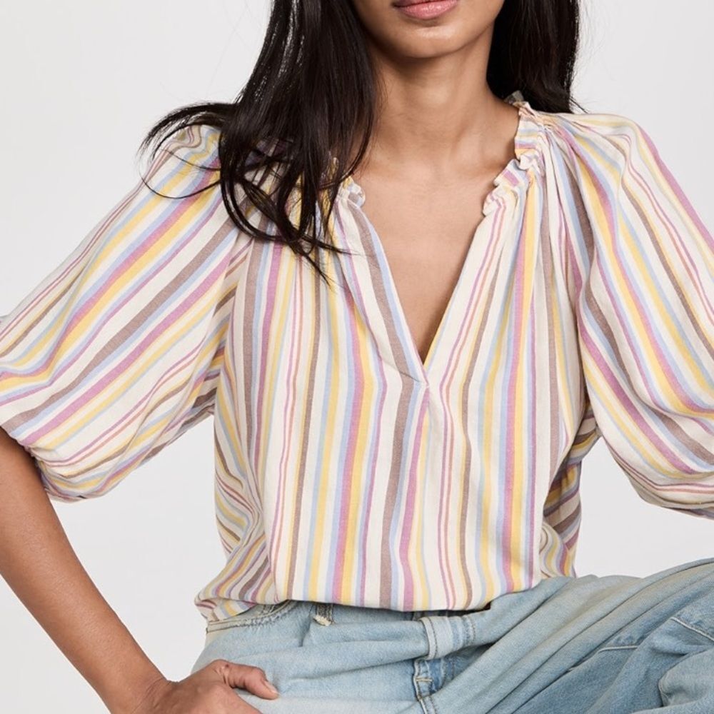XirenA Jules Top Multicolor Stripe XL